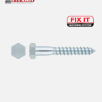 Vis tirefond tête hexagonale 50 pièces