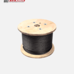 Cable en acier noir en mètre