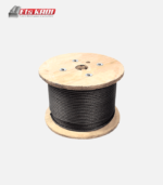 Cable en acier noir en mètre